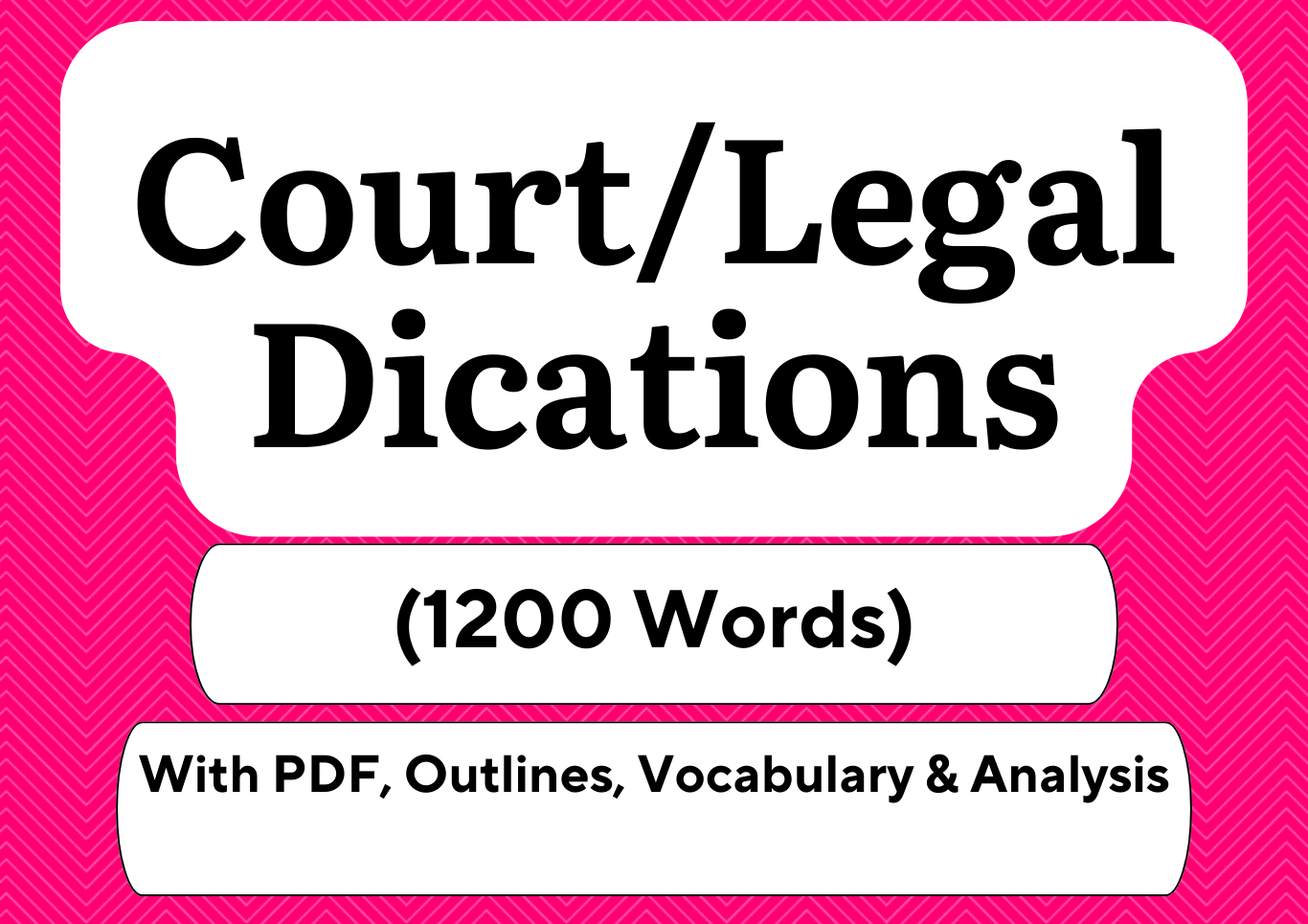 Legal/Court Dictation (Supreme Court etc.) 1200 Words